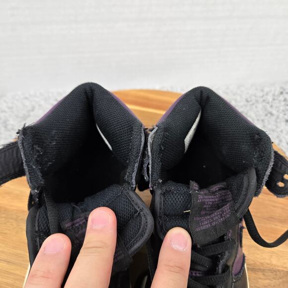 Nike Dunk High Fragment Beijing PS 2021 Black Wine Casual Daily Sneaker Kids 1y - Picture 14 of 15